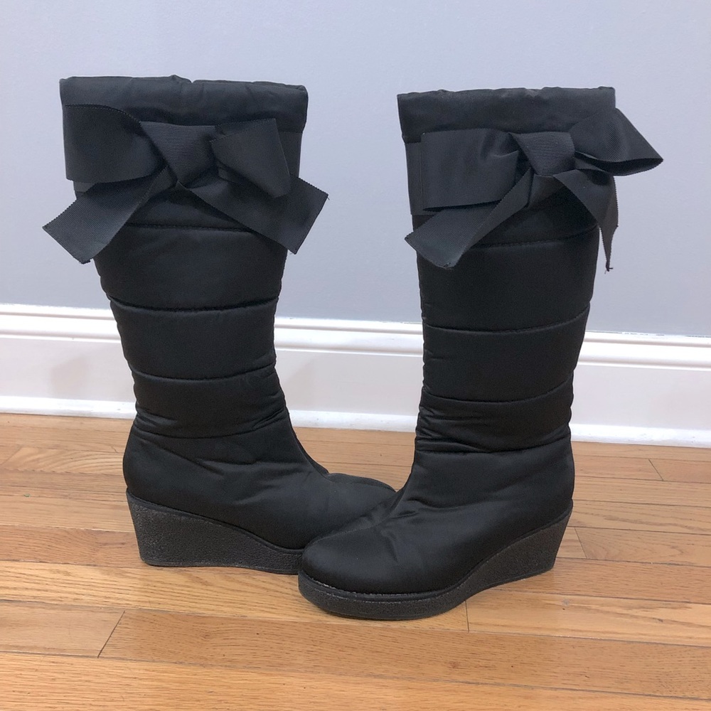 Kate Spade Cagney Winter Boots with Bow Detail